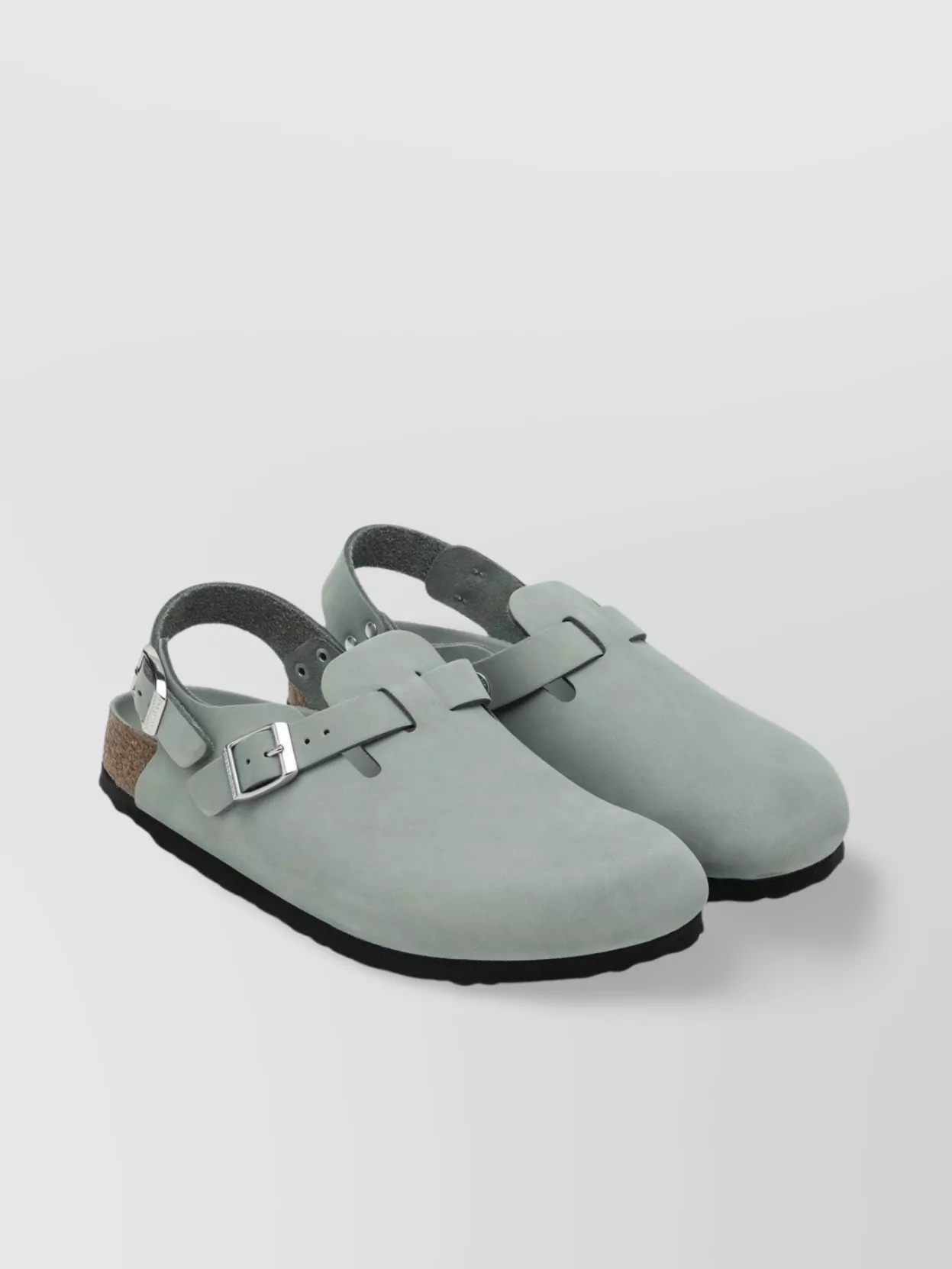 Birkenstock Tokyo Slipper With Cork Sole And Open Back