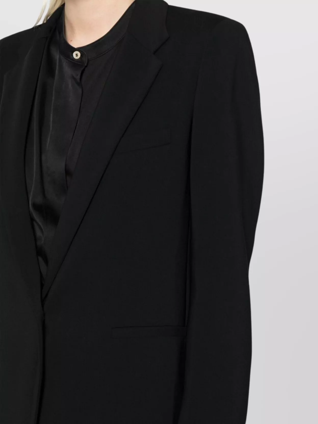 Forte Forte Single-Breasted Blazer With Rear Vent