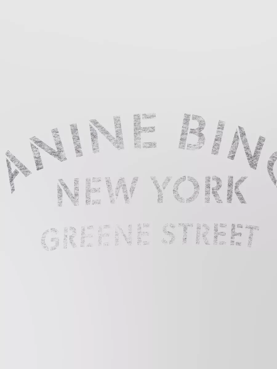 Anine Bing Cotton Long-Sleeve Top