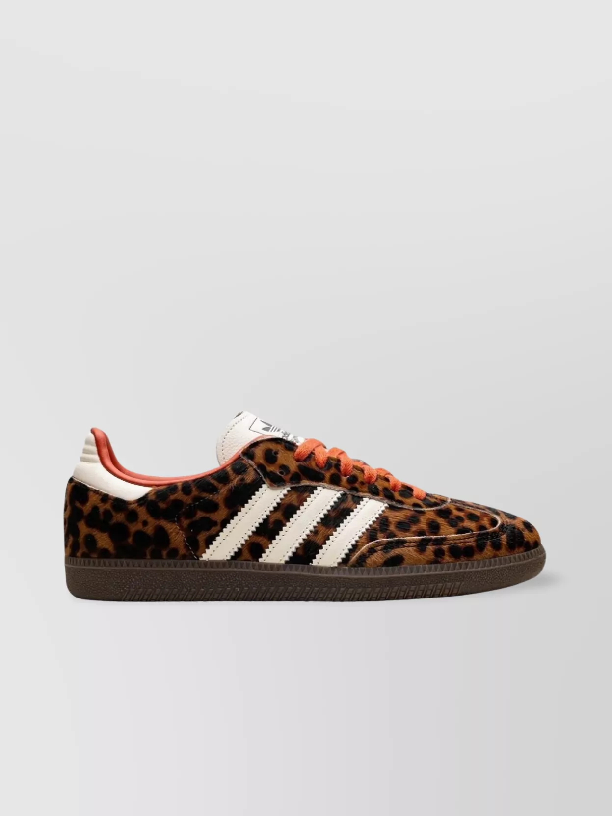 Adidas Animal Print Flat Sole Round Toe Sneakers