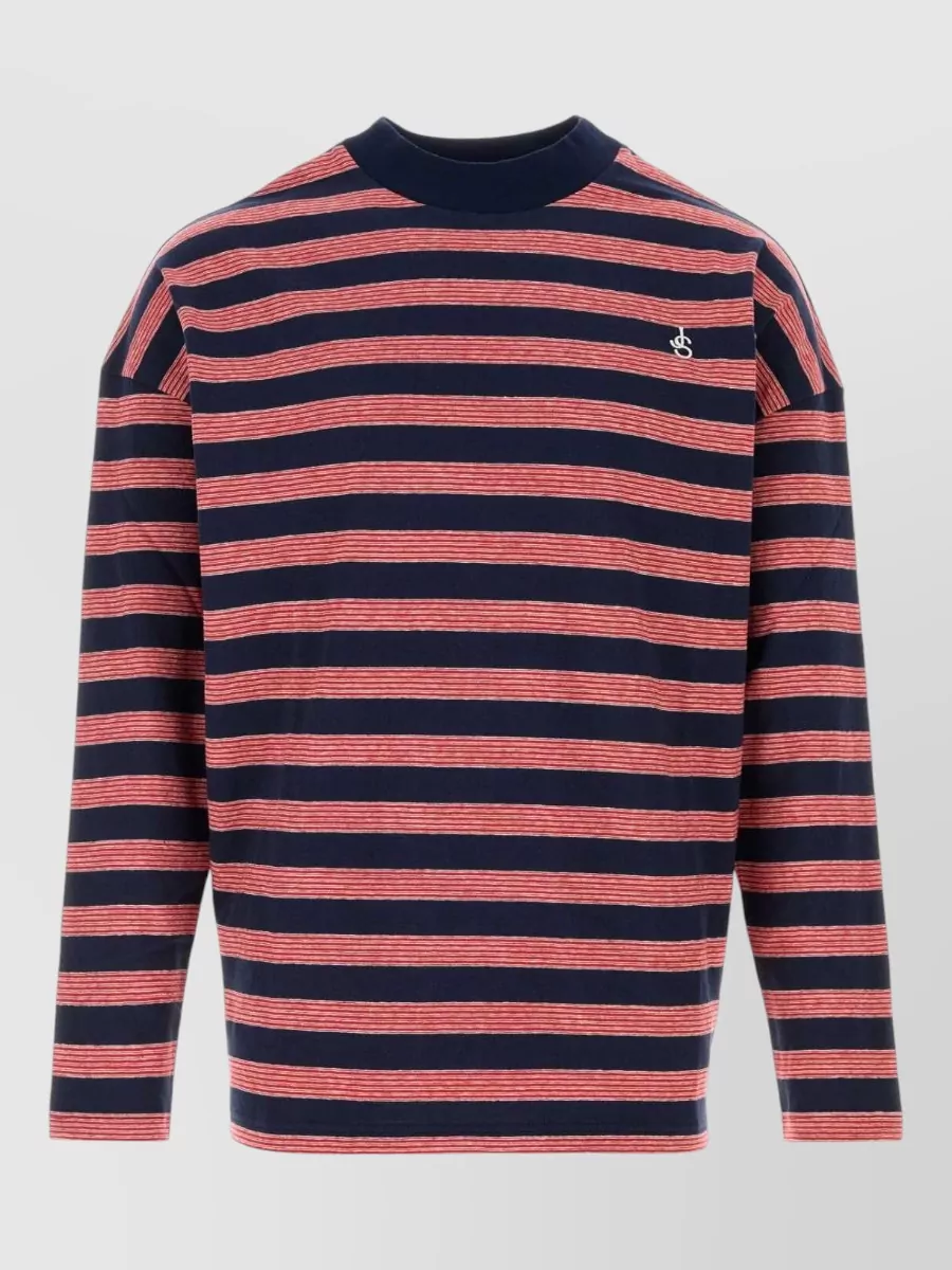 Jil Sander Embroidered Cotton T-Shirt
