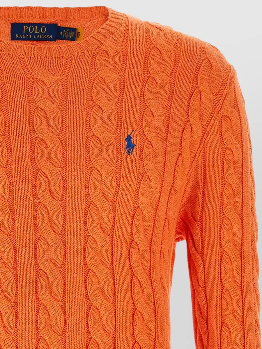 Polo Ralph Lauren Textured Cotton Crew Neck Jumper