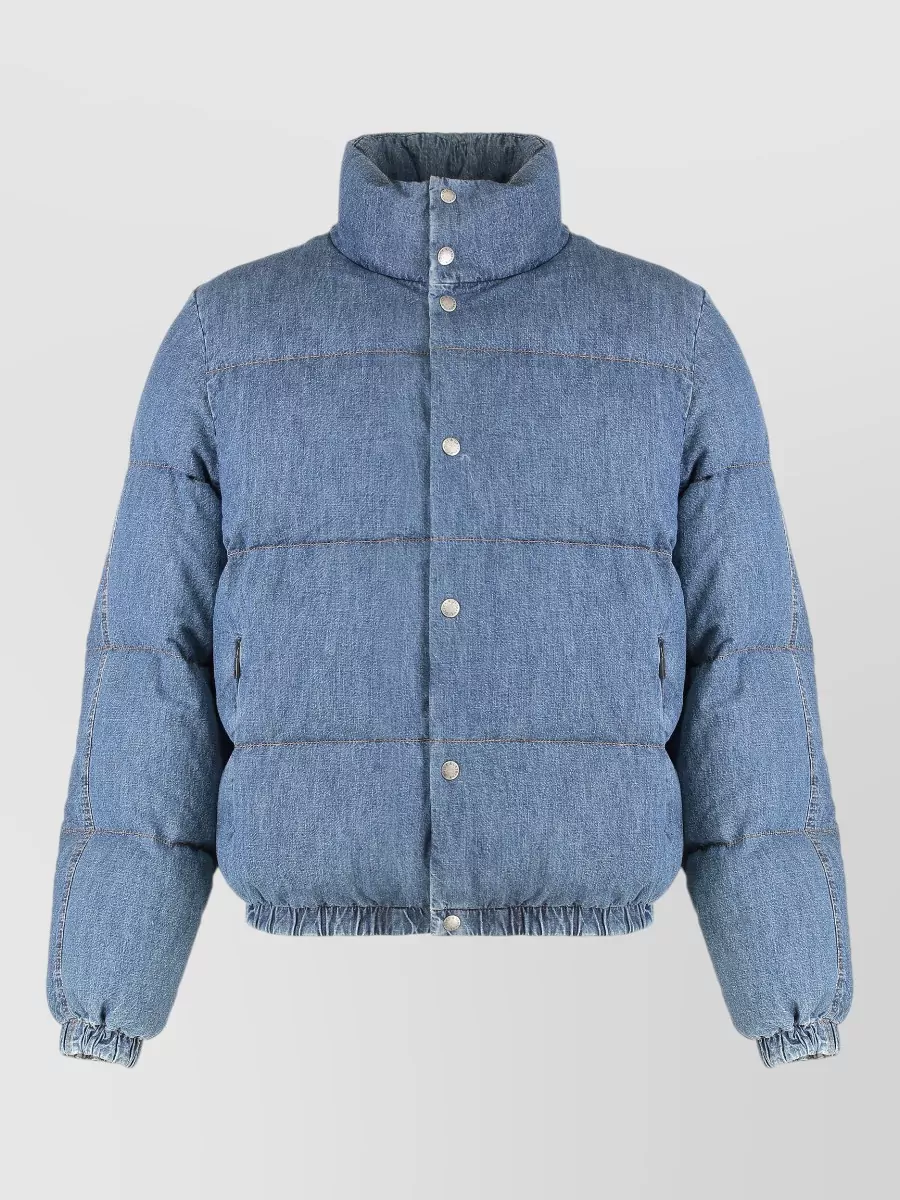 Dolce&Gabbana denim quilted puffer jacket