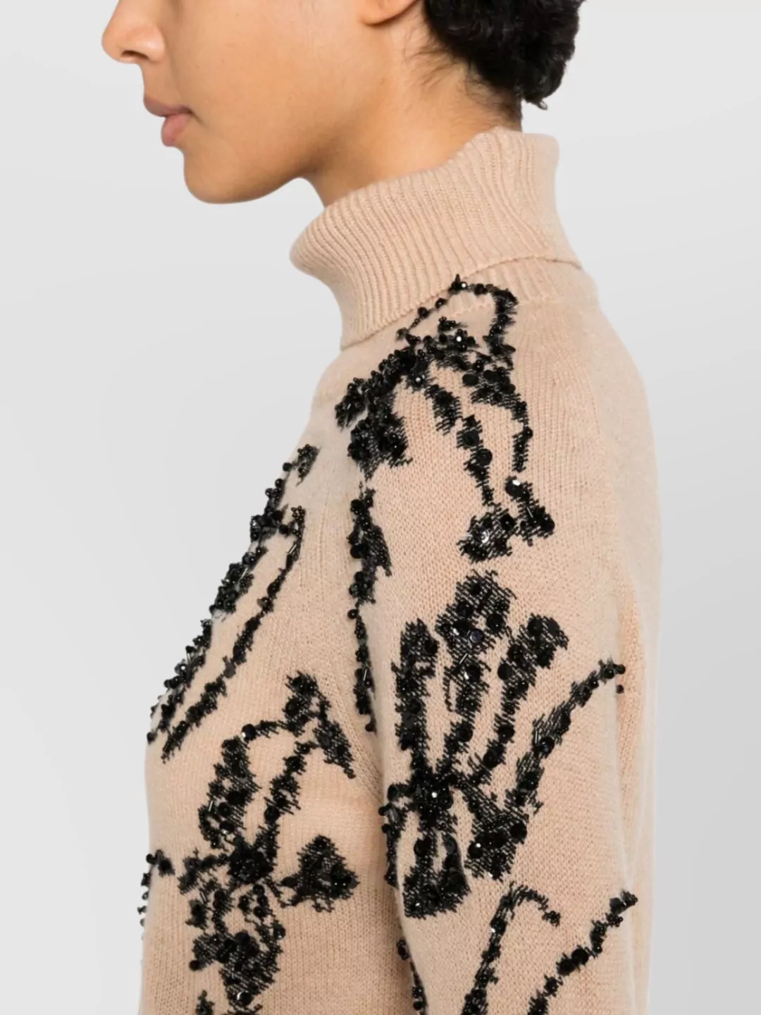 Ermanno Scervino Turtleneck Knitwear Embellished Design