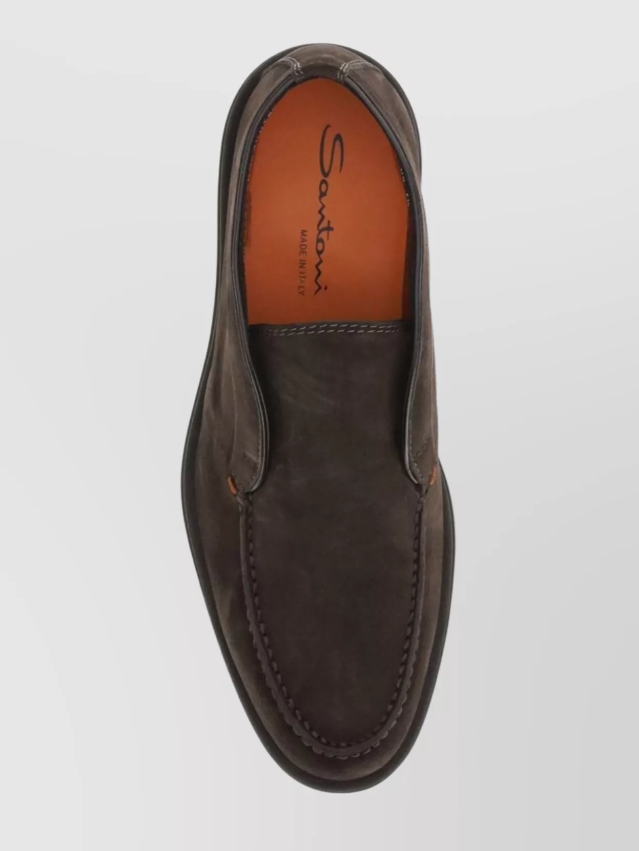 Santoni Brogues Round Toe Rubber Sole