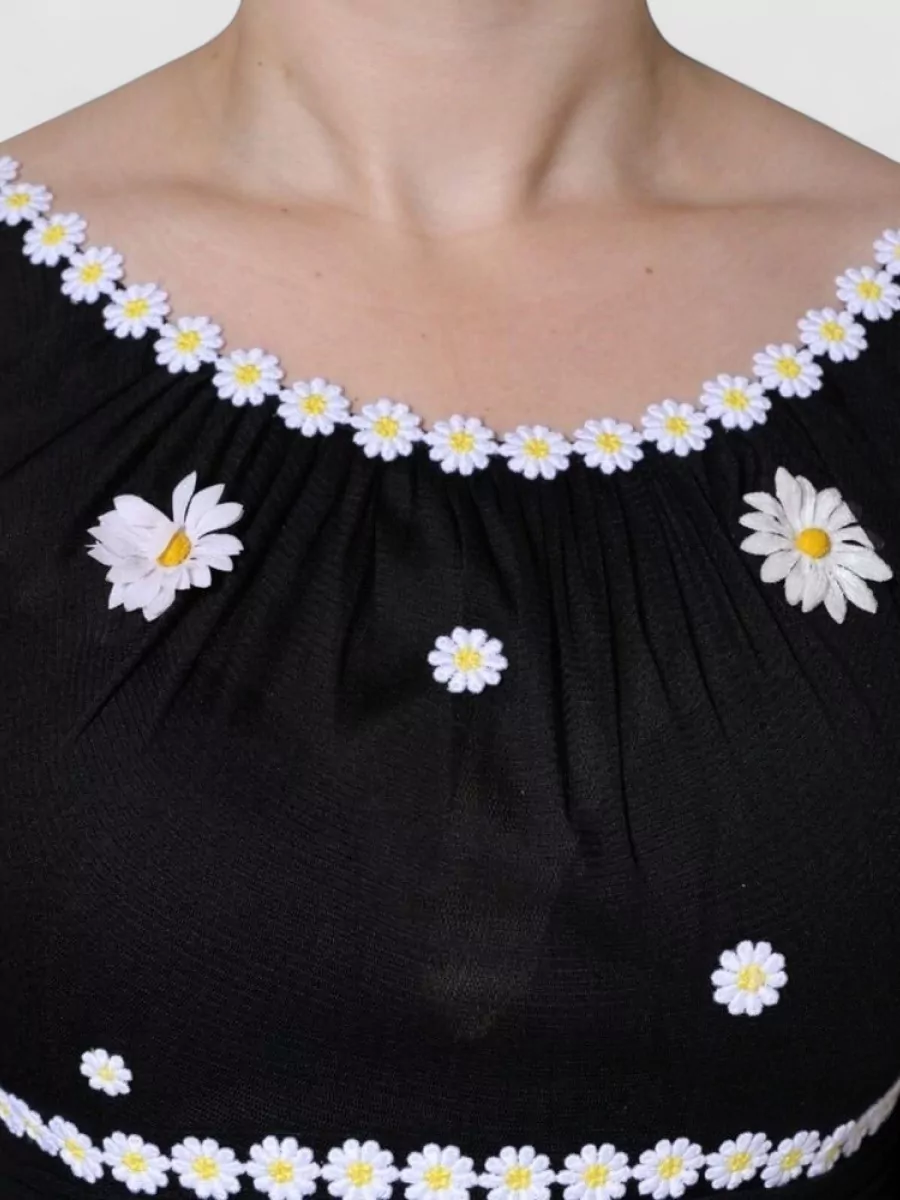 Dolce&Gabbana Silk Daisy Embroidered Midi Dress