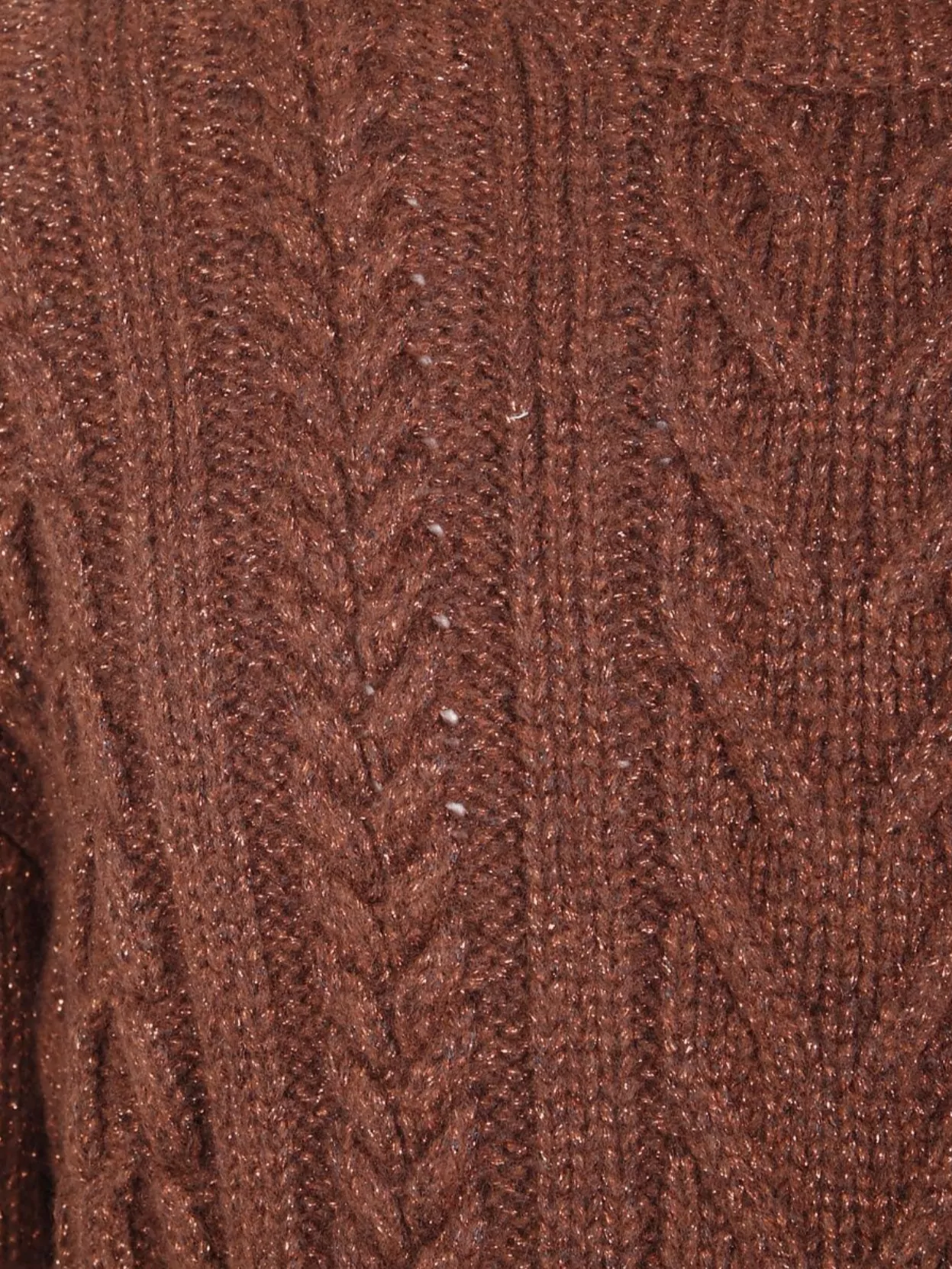 Emporio Armani Cable Knit Crew Neck Long Sleeve Sweater