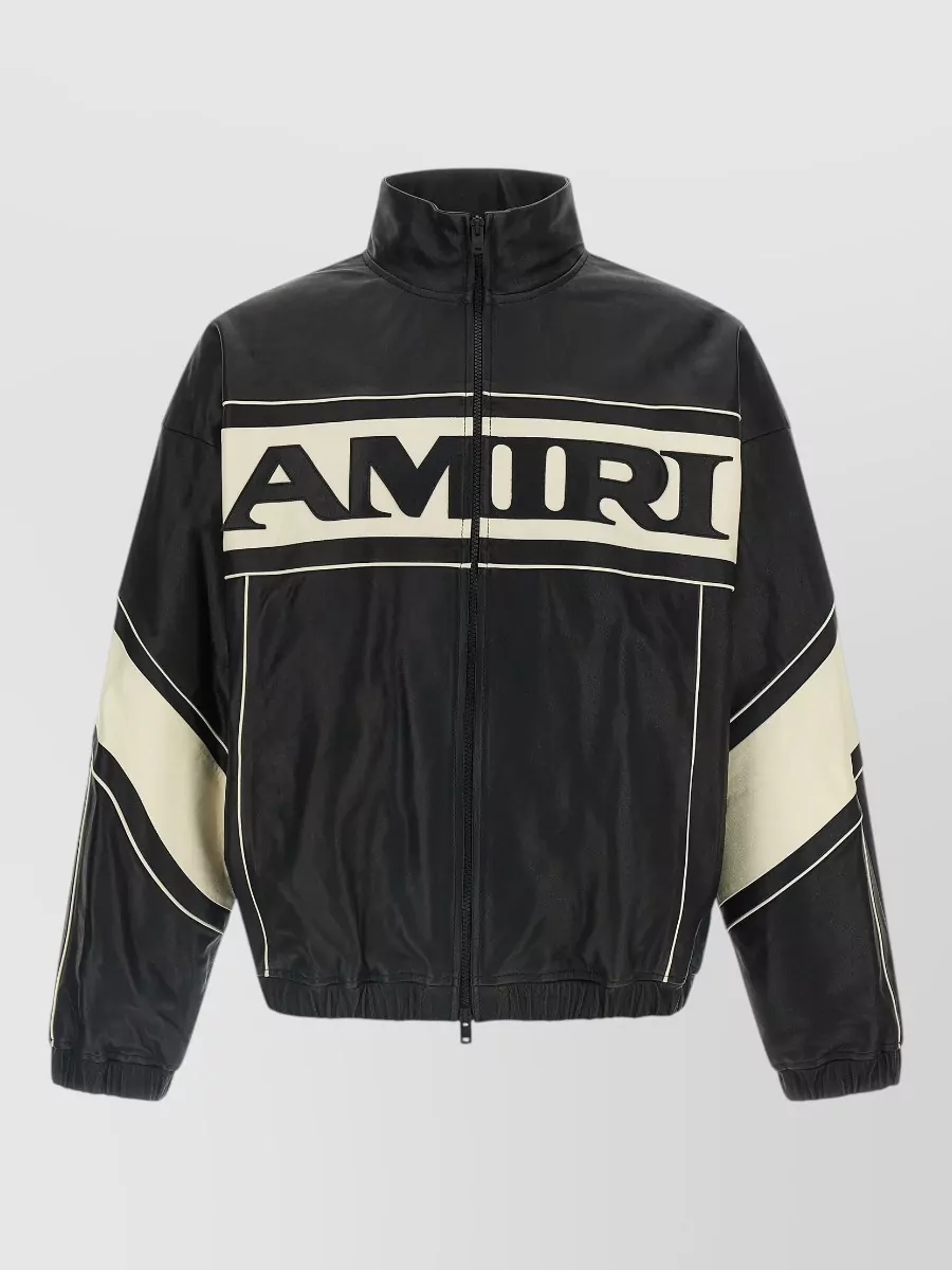 Amiri lamb leather sport jacket