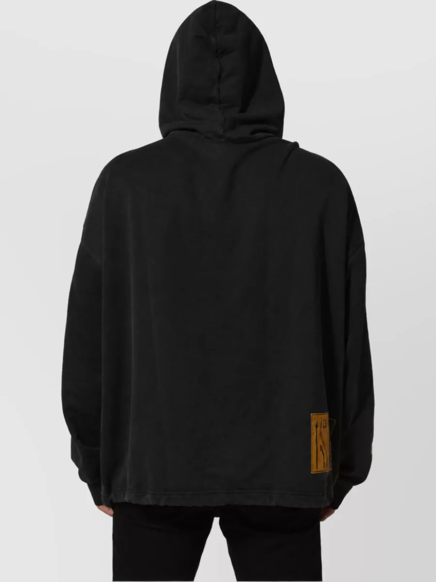 Dolce&Gabbana Cotton Logo Hooded Oversized Sweatshirt