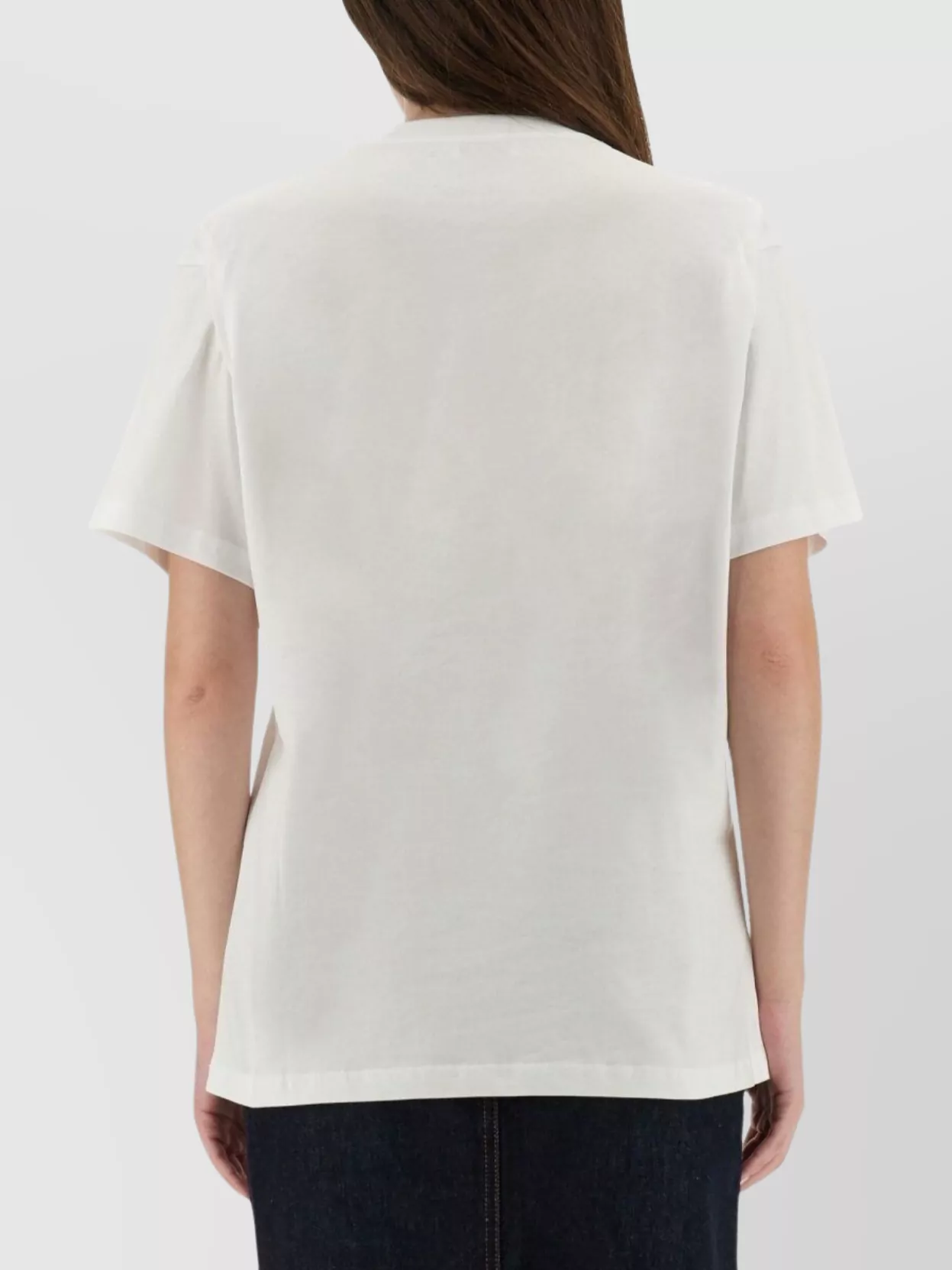 Moschino Short Sleeve Crew Neck Graphic Print Top