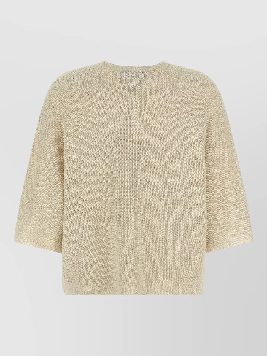 Fabiana Filippi Fine-Knit Short-Sleeve Jumper