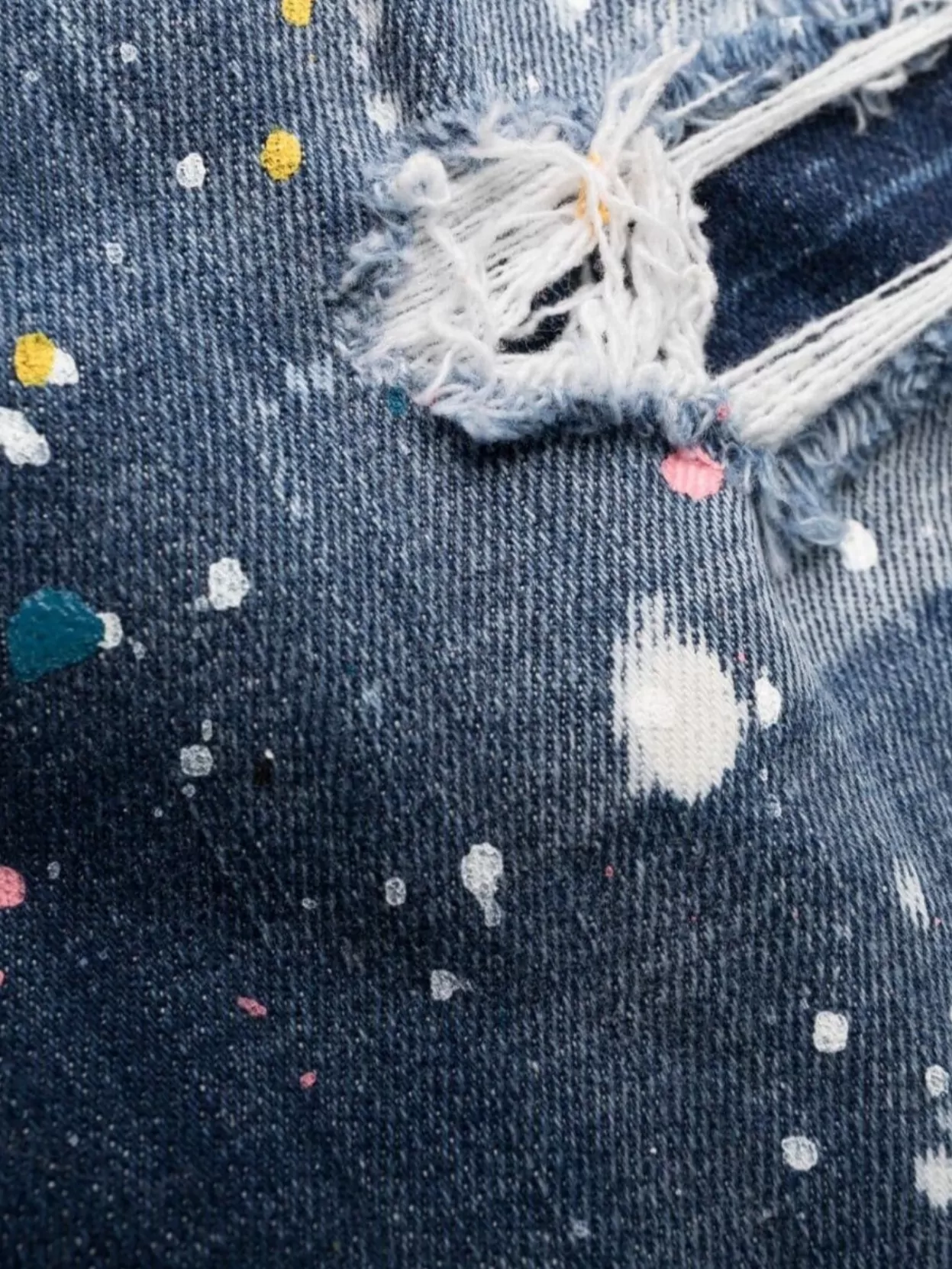 Dsquared2 Paint Splatter Detail Denim Jeans