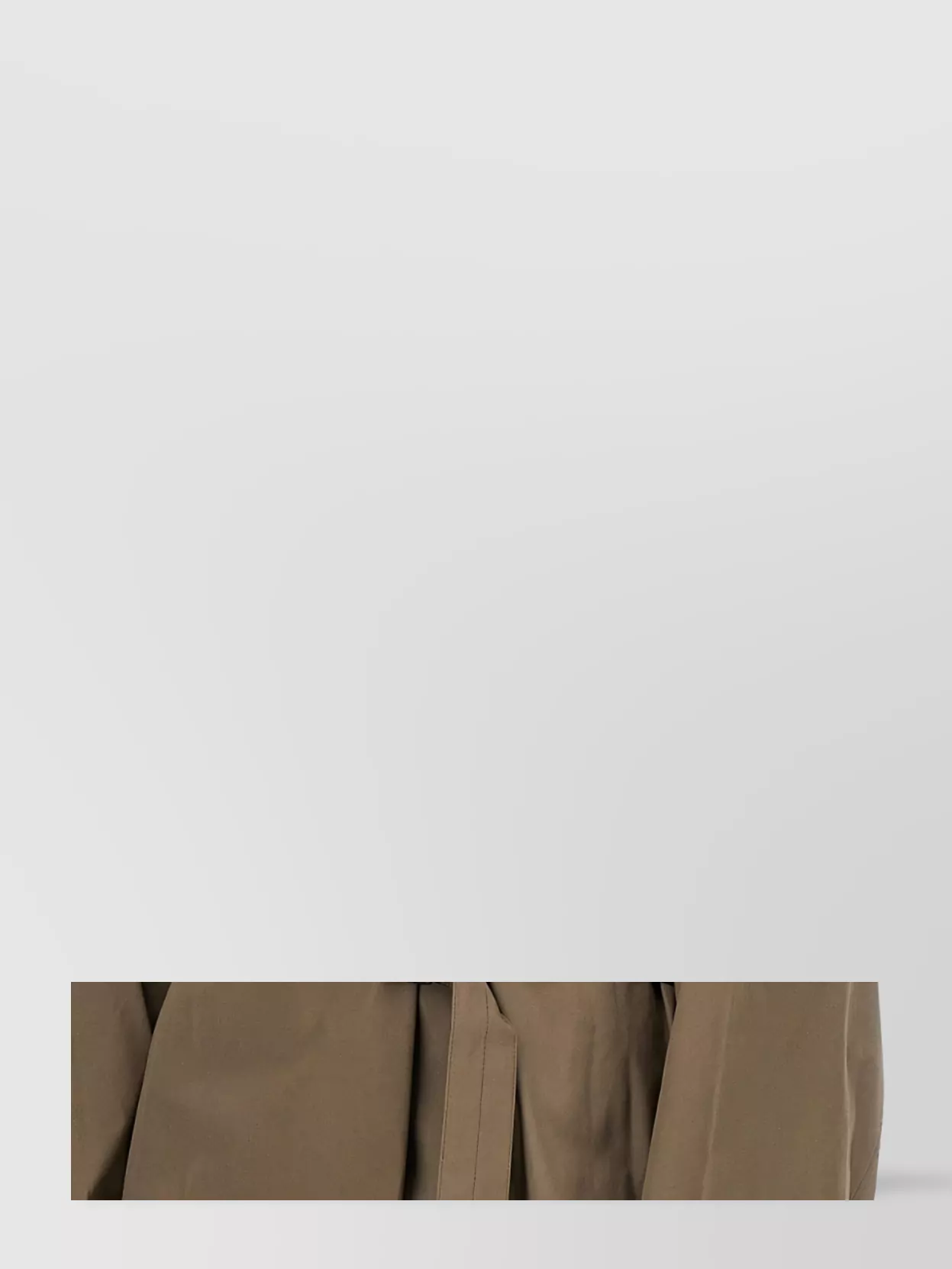 Lemaire Long Oversized Dress Belted Waist
