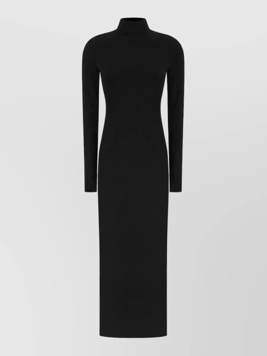 Alexander McQueen Black midi dress