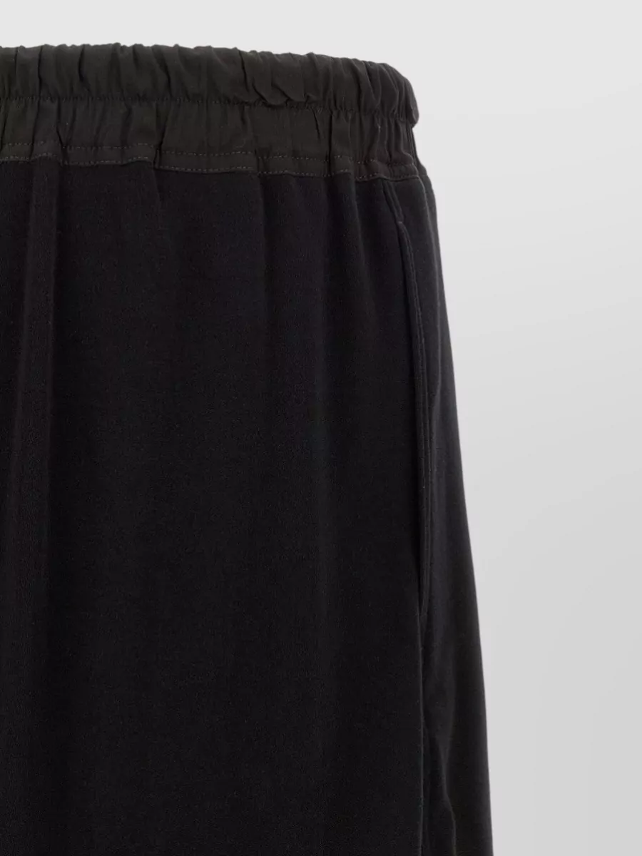 Rick Owens Cotton Low-Rise Wide-Leg Bermuda Shorts