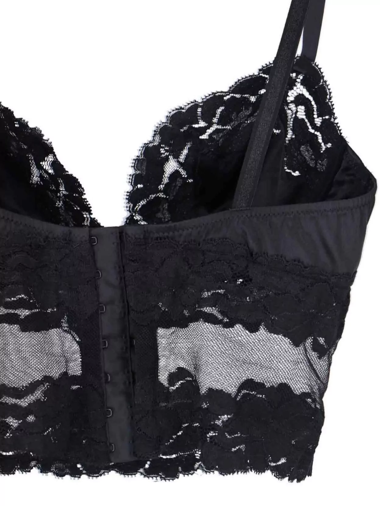 Dolce & Gabbana Sleeved Top With Adjustable Straps And Lace In Black