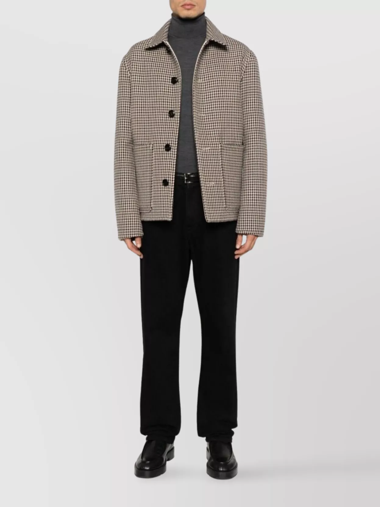 John Smedley High Neck Fine Knit Sweater