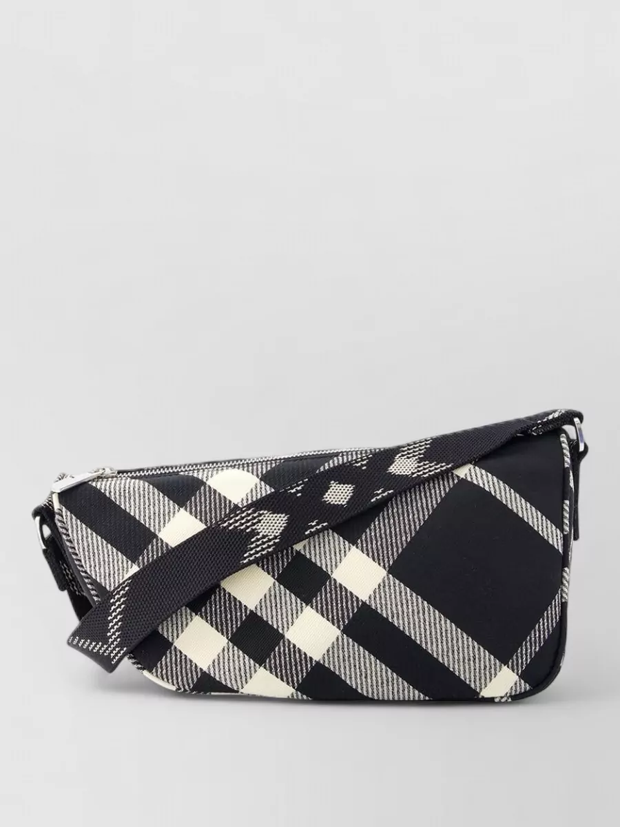 Burberry shield s synthetic crossbody bag