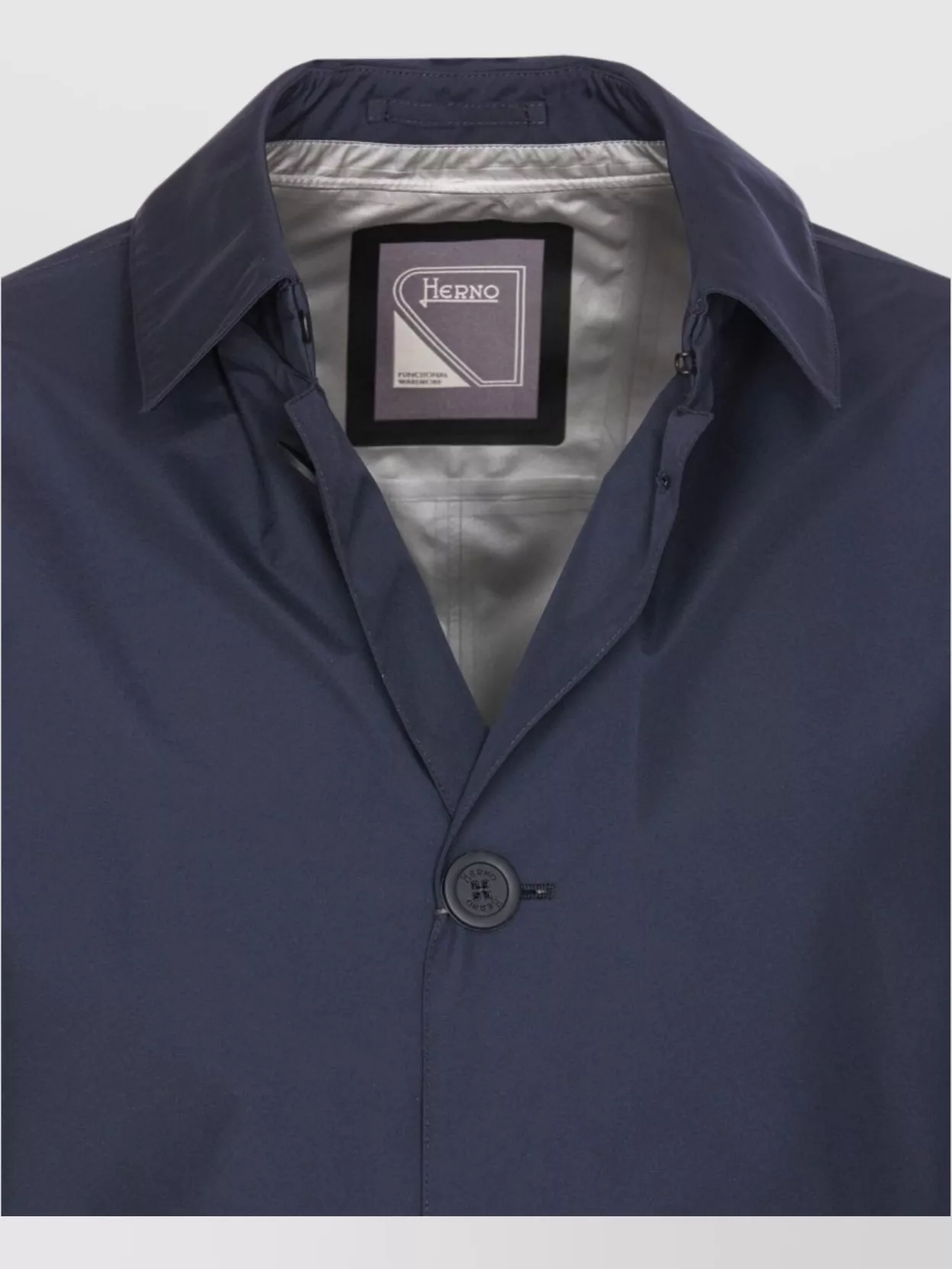 Herno Shirt With Elasticized Cuffs And Front Pockets