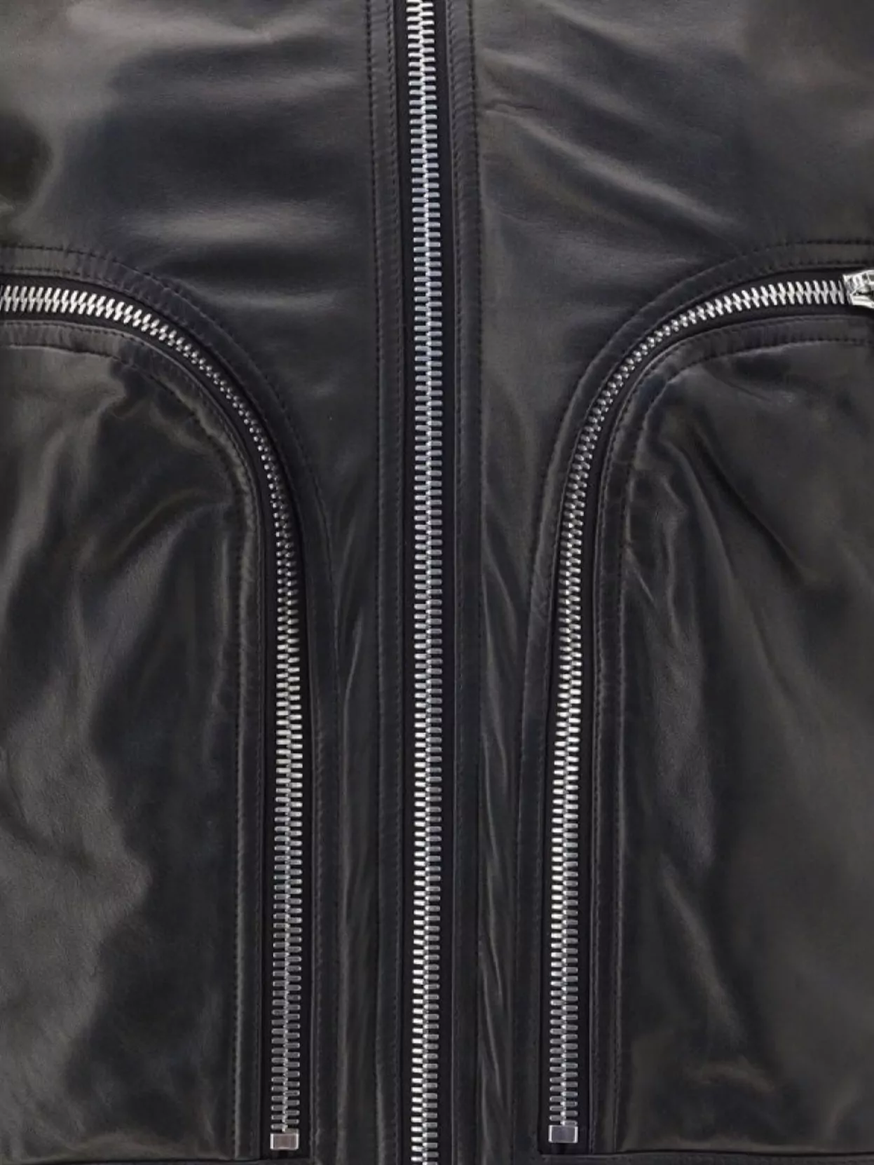 Rick Owens Flight Leather Jacket Bauhaus