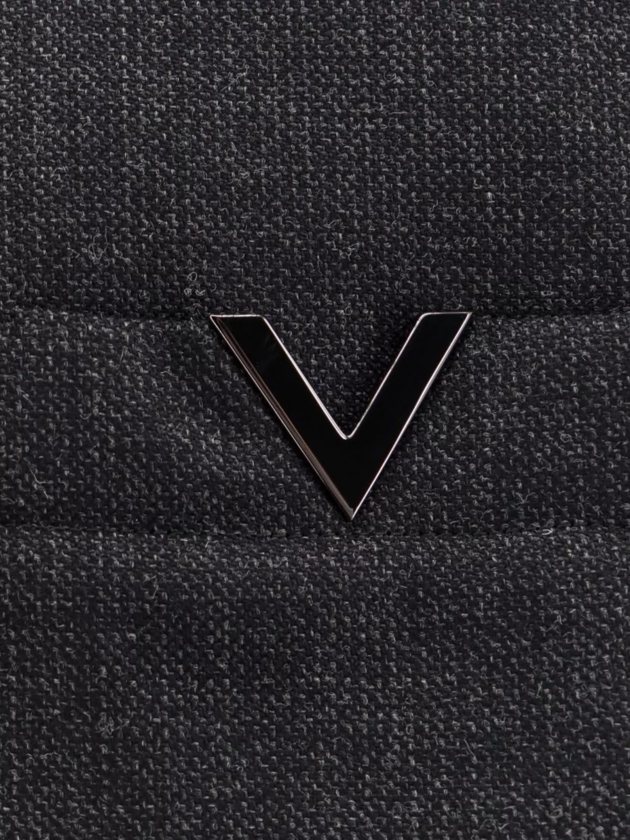 Valentino Jacket Wool Virgin Metal V-Detail