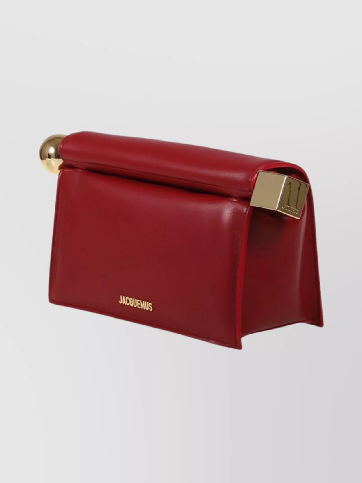 Jacquemus Round Square Clutch Bag Top Handle