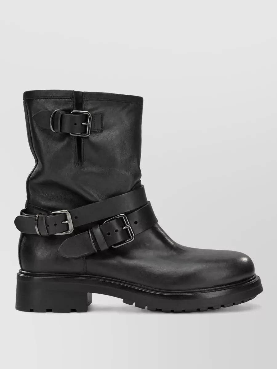 Strategia Leather Ankle Boots