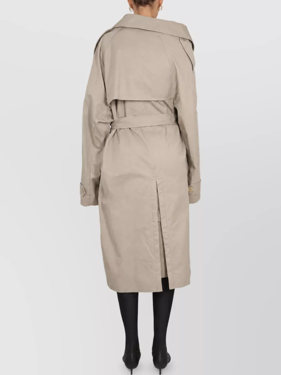 Balenciaga Off The Shoulder Trench Jacket