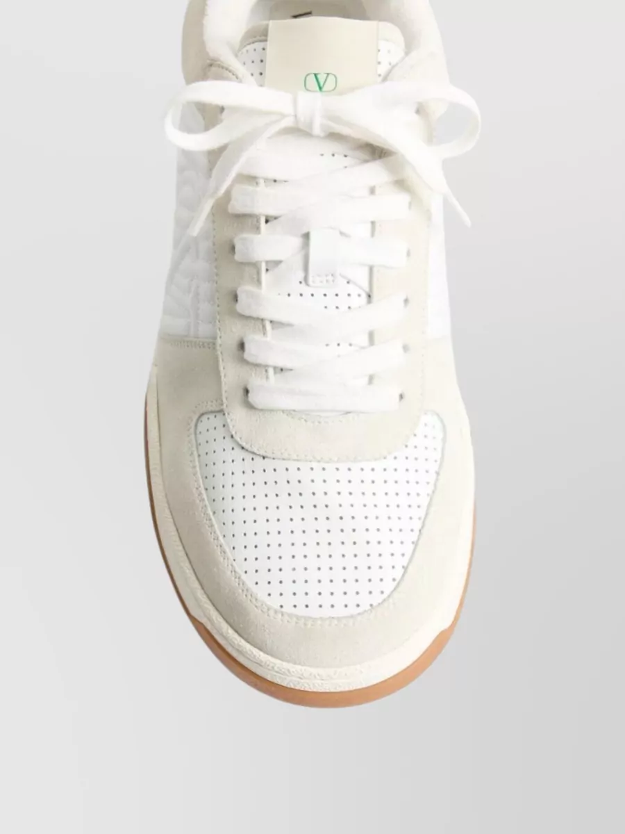 Valentino Garavani Sparry Sneakers Split Leather Nappa Design