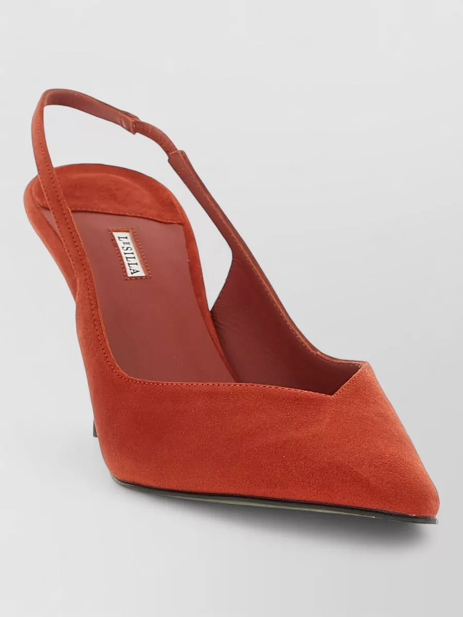 Le Silla leather slingback mules
