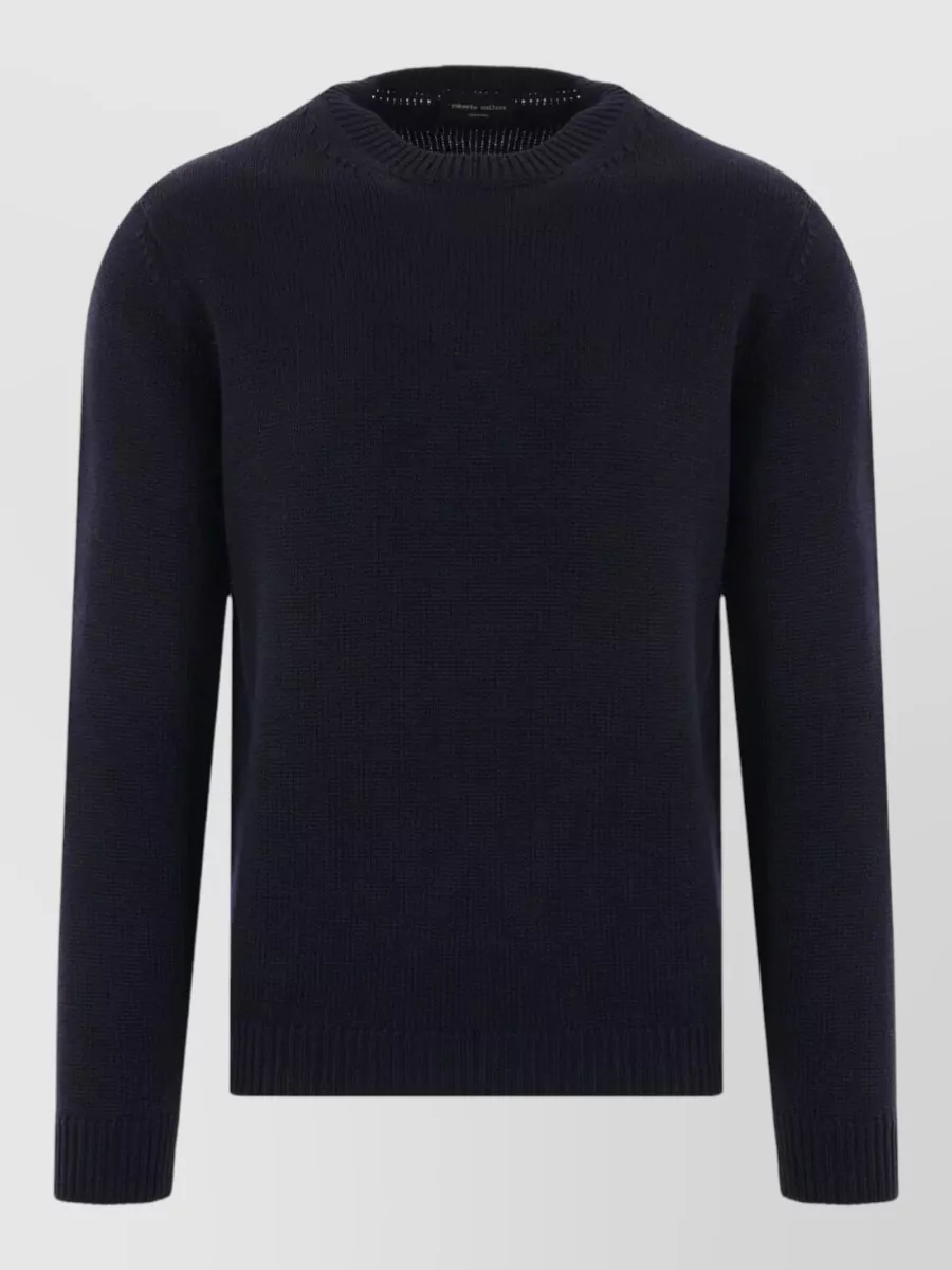 Roberto Collina silk crew-neck jumper