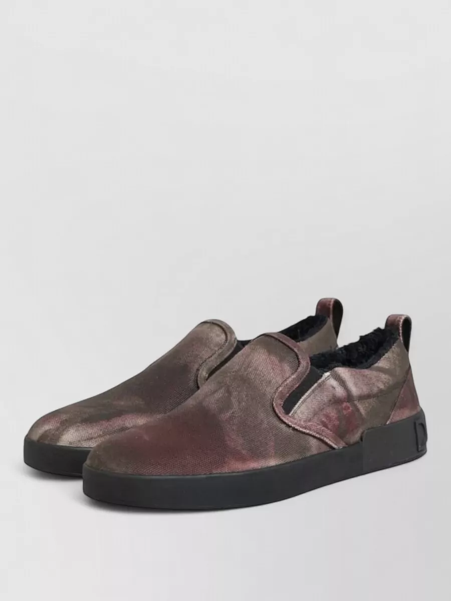 Dolce&Gabbana Cotton Slip-On Sneakers