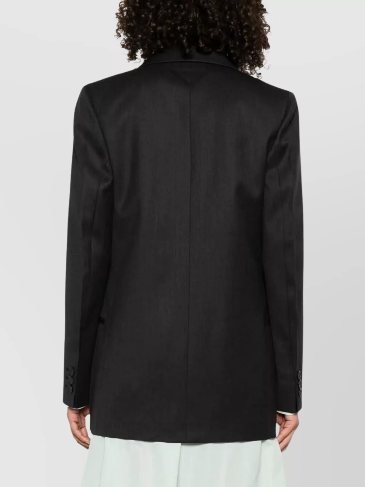Prada Notched Lapels Wool Blazer