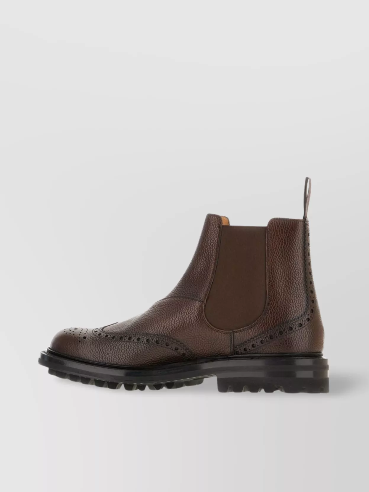 Church's Leather Ankle Boots Brogue Detailing