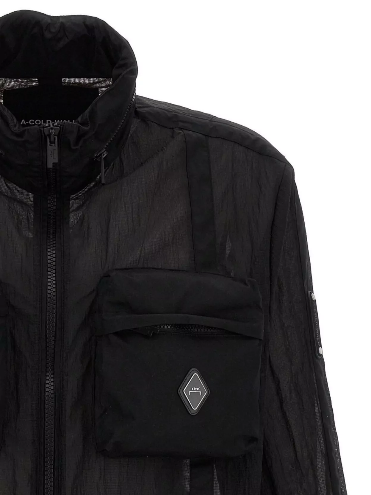 A-Cold-Wall* 'Sheer Pockets High Collar' Jacket