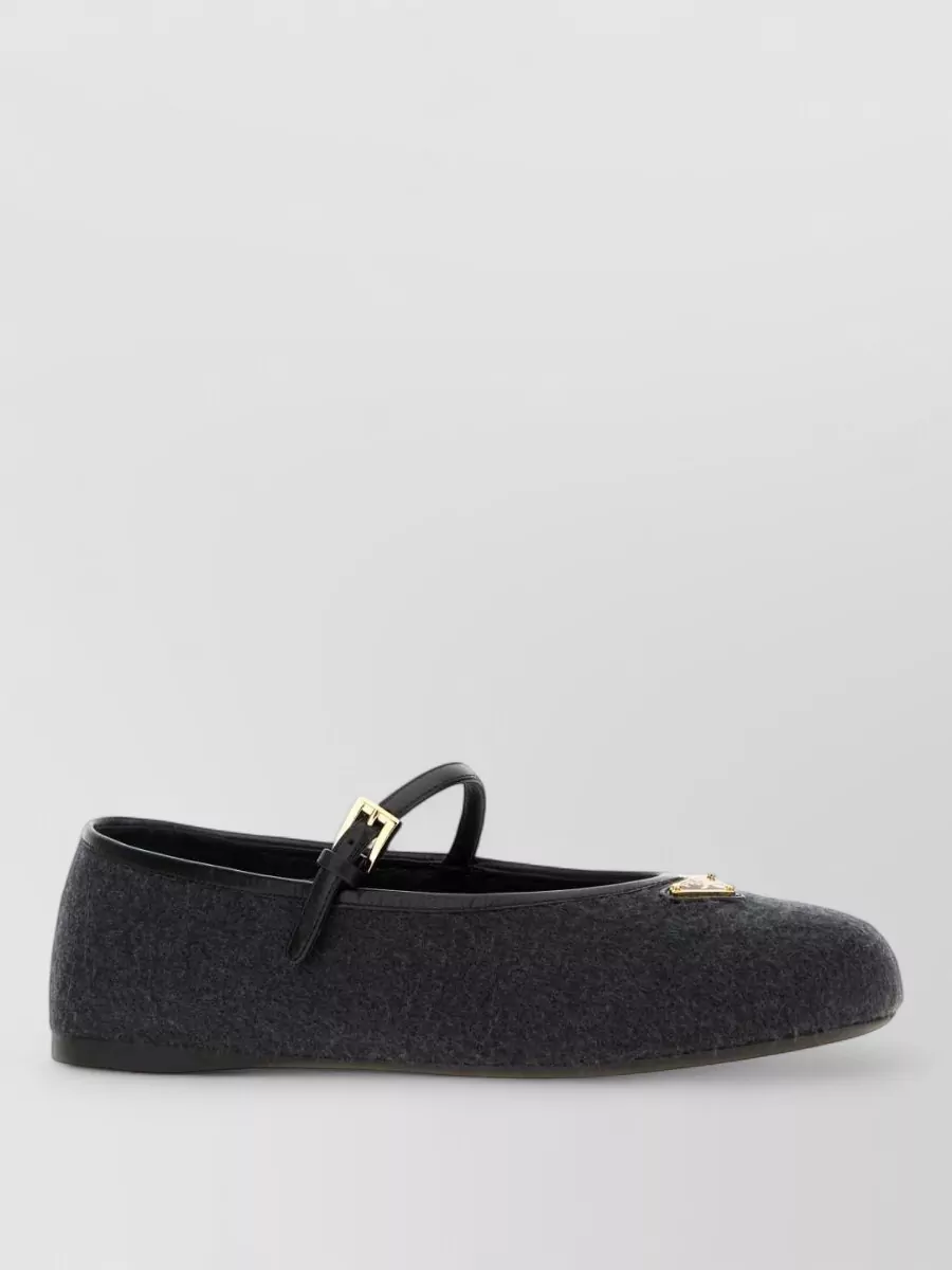 Prada Fabric Ballerina Flats