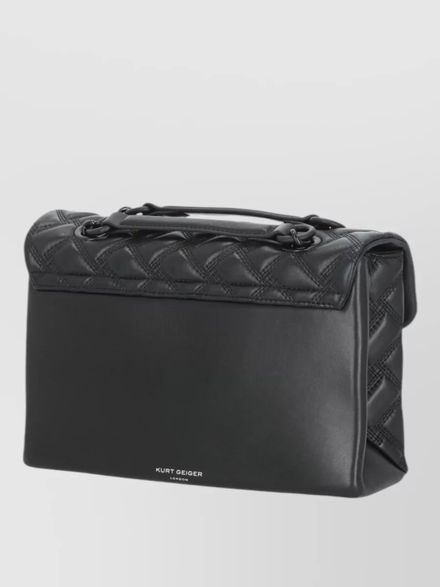 Kurt Geiger Leather Quilted Shoulder Bag