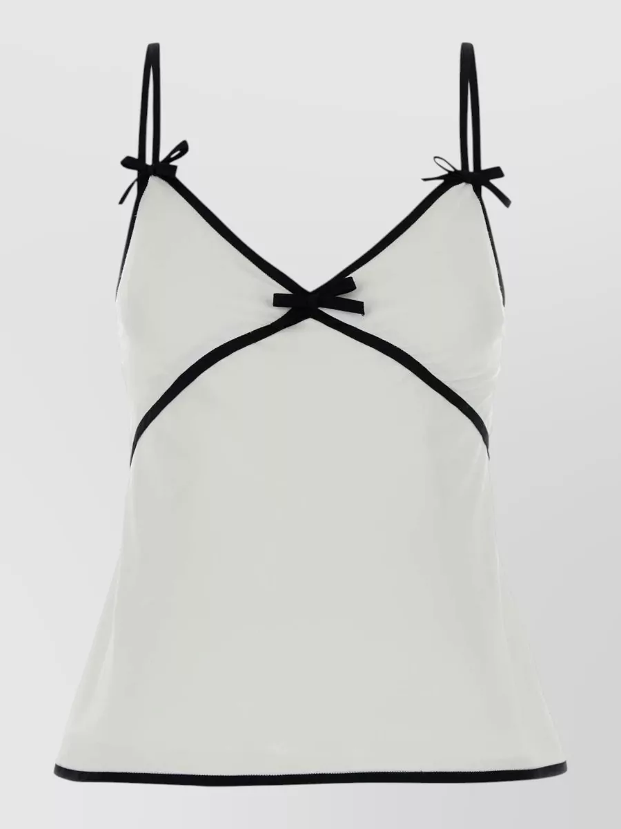 Moschino crepe camisole top