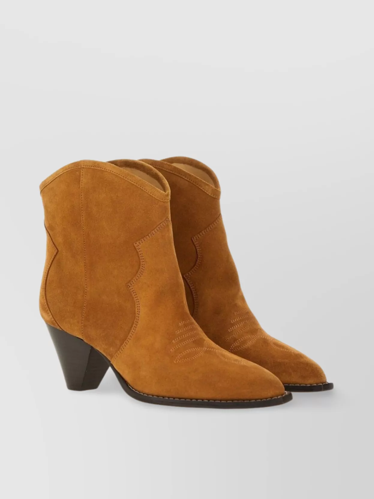ISABEL MARANT "DARIZO" ANKLE CONE HEEL POINTED TOE BOOTS