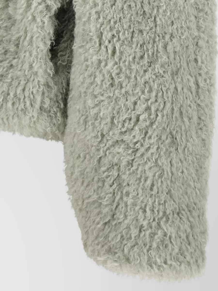 Vince Cropped Faux Fur Jacket