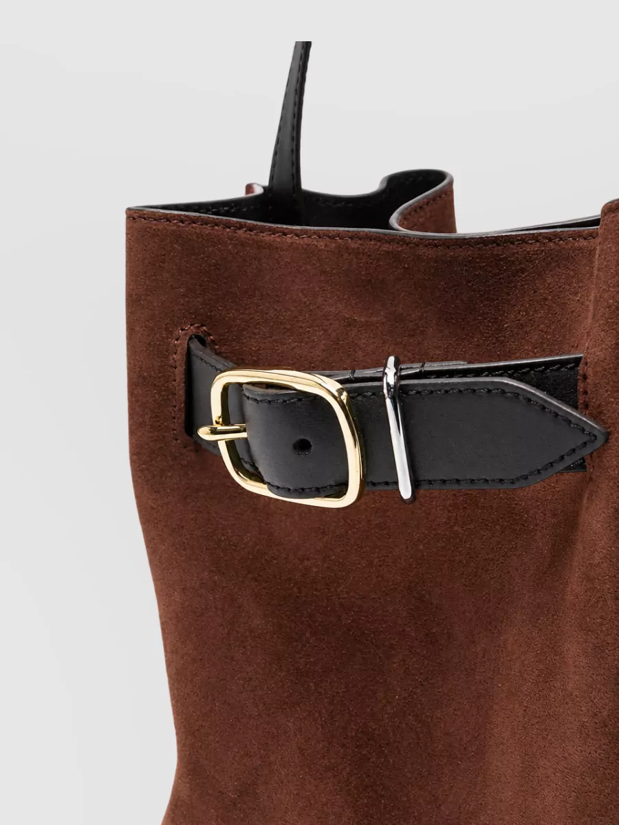Paul Smith Suede Leather Bucket Bag