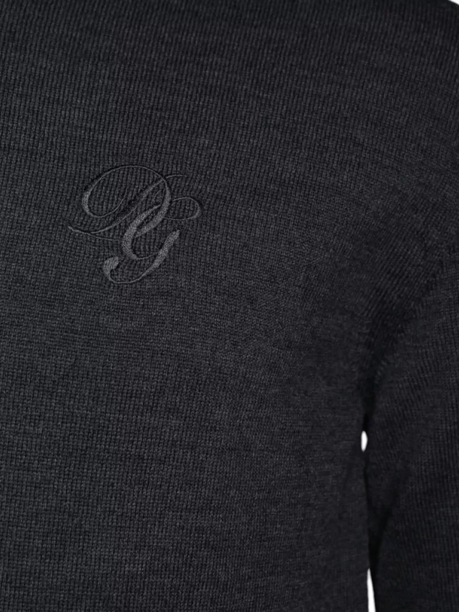 Dolce&Gabbana Wool Crew Neck Sweater