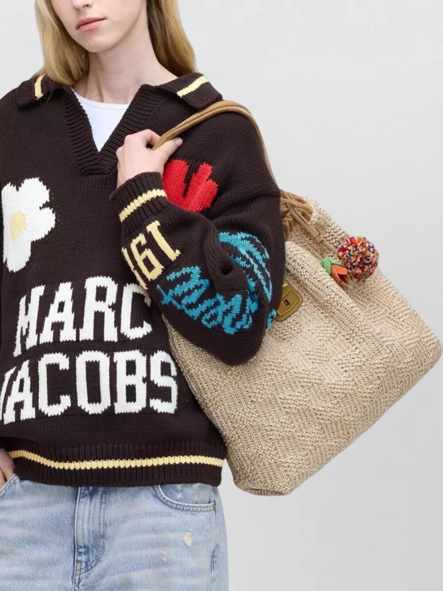 Marc Jacobs The Tote Bag Raffia Tote Bag