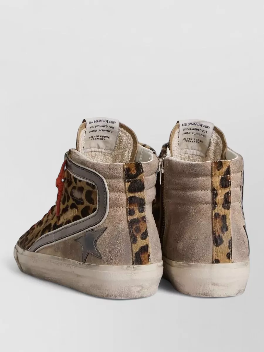 Golden Goose Leather High-Top Sneakers