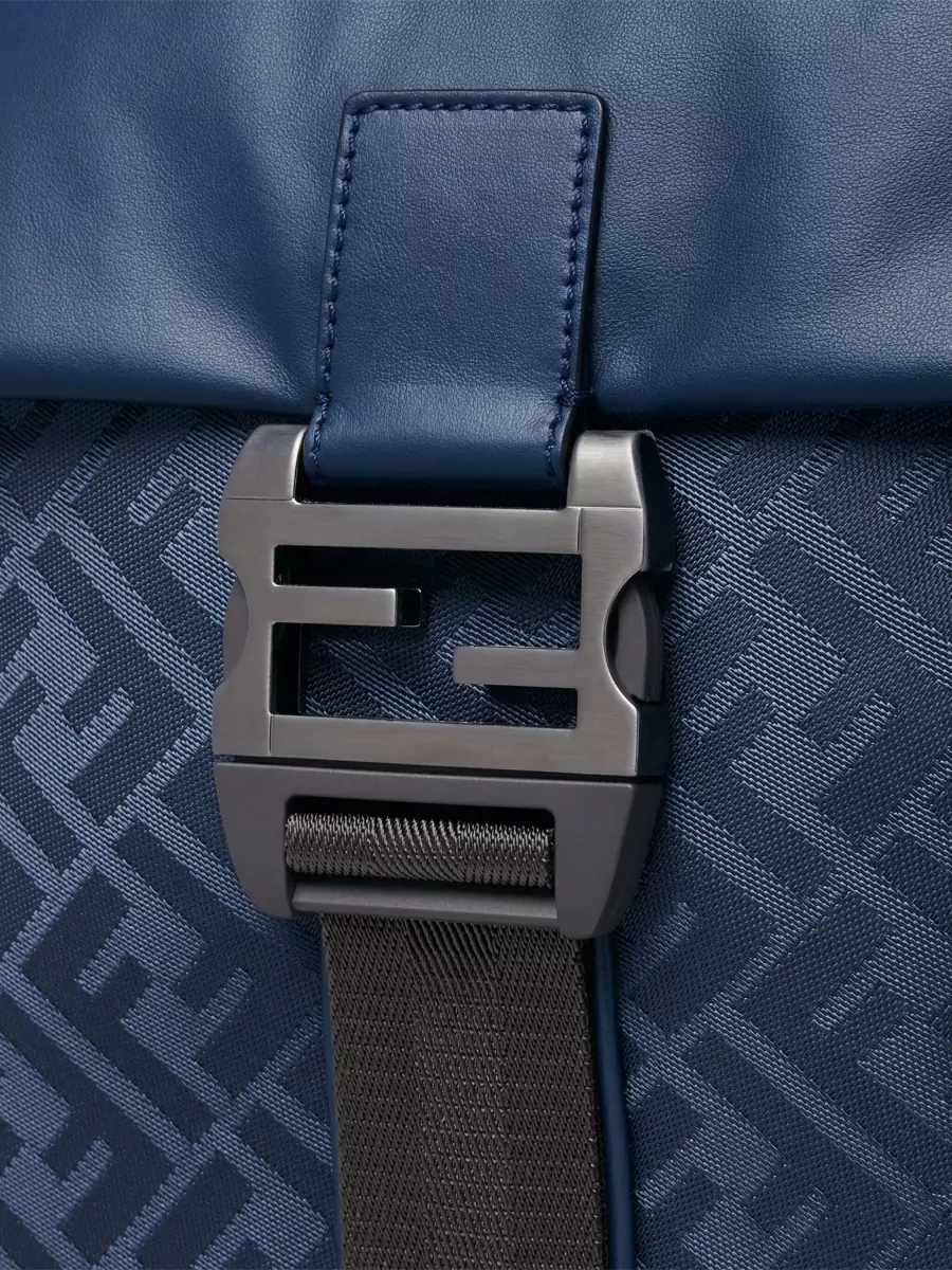 Fendi Baguette Nylon Backpack Ff Grace Logo