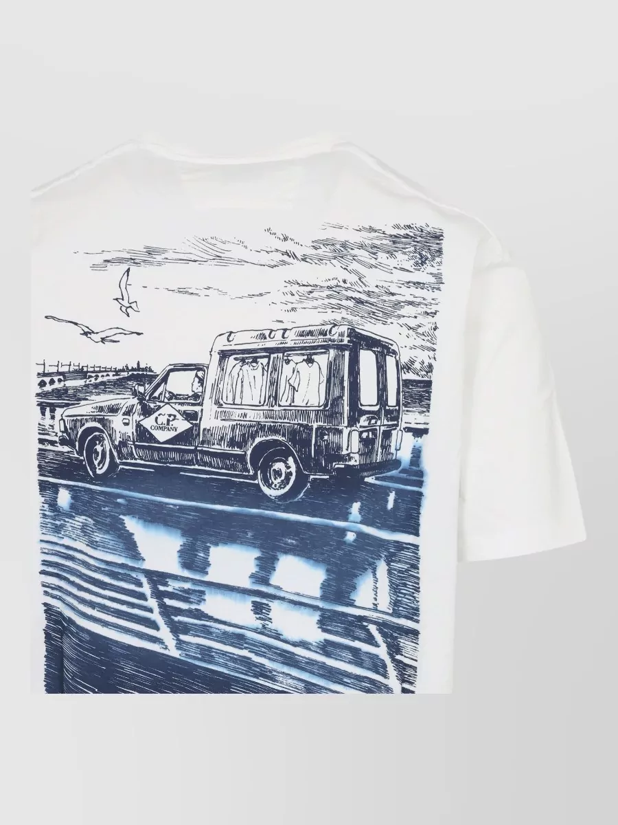 C.p. Company Cotton Regular-Fit Logo-Print T-Shirt