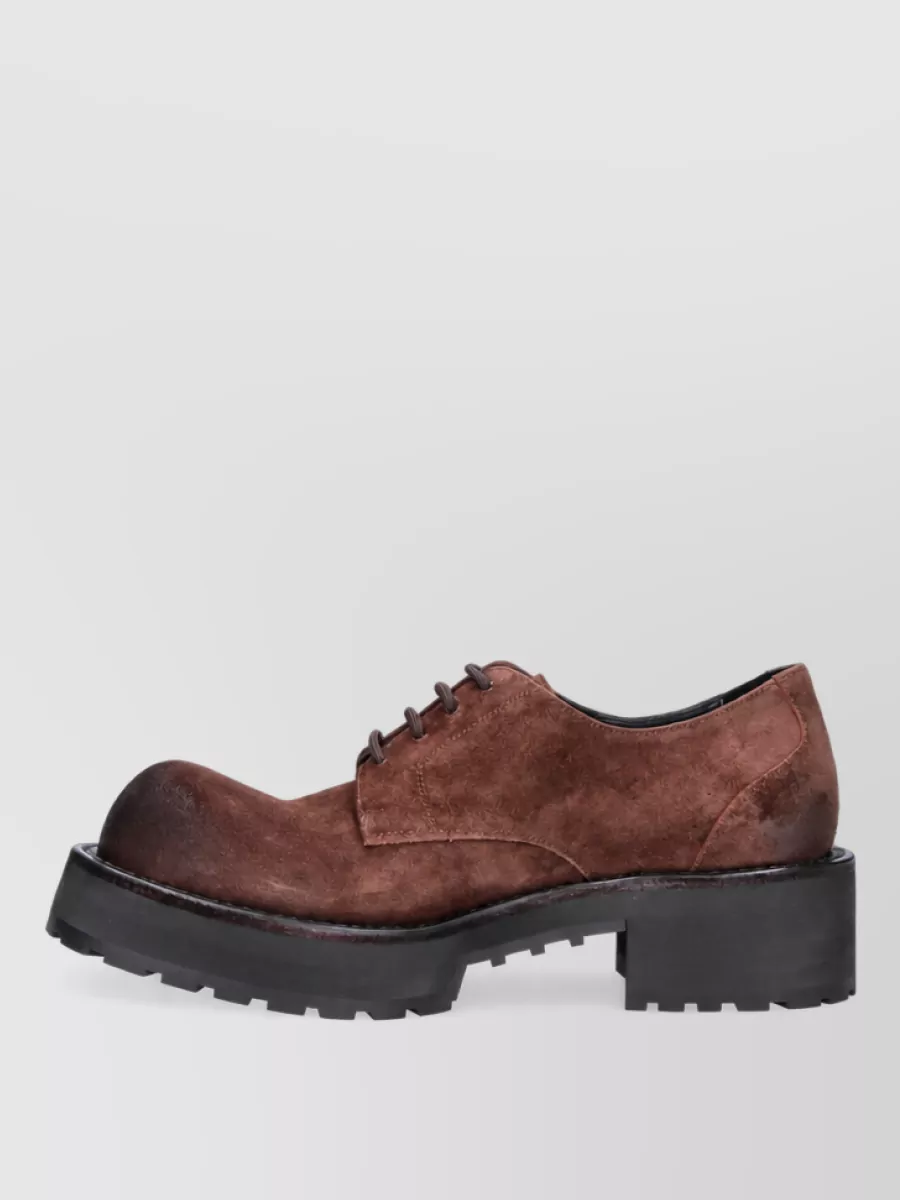 Balenciaga Leather Derby Shoes