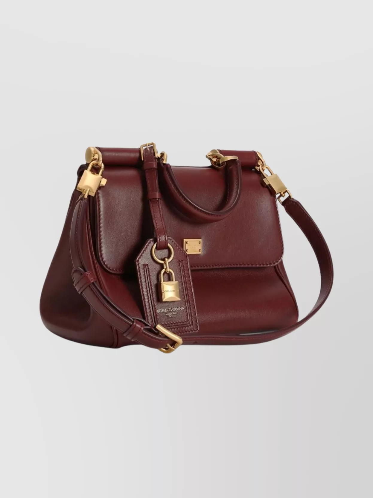 Dolce & Gabbana Chic Shoulder Bag Detachable Strap