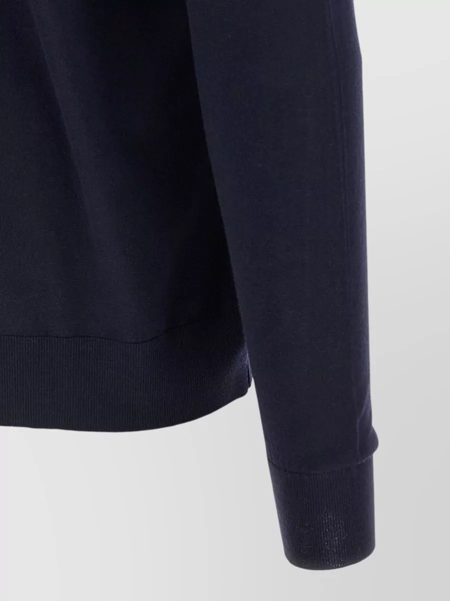 Kiton Wool Half-Zip Sweater