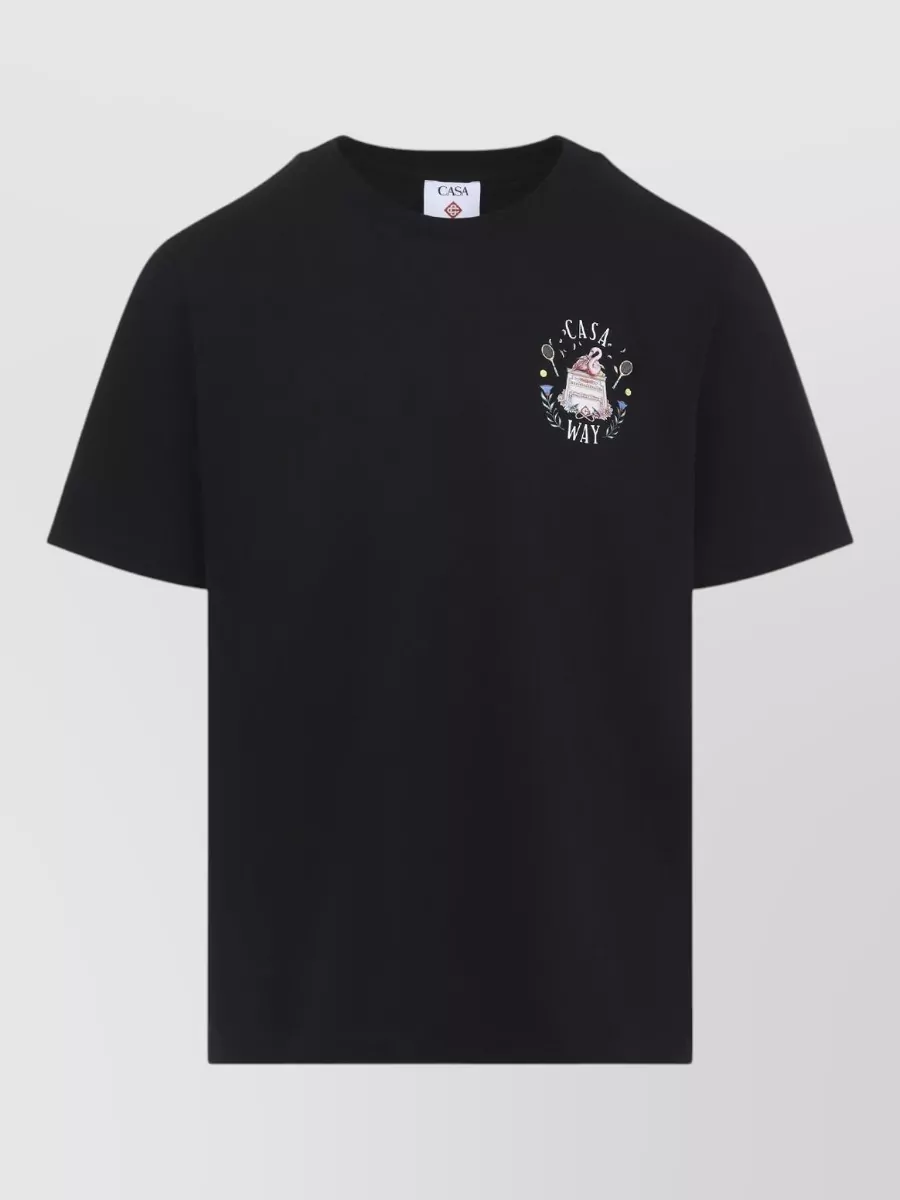 Casablanca cotton graphic t-shirt